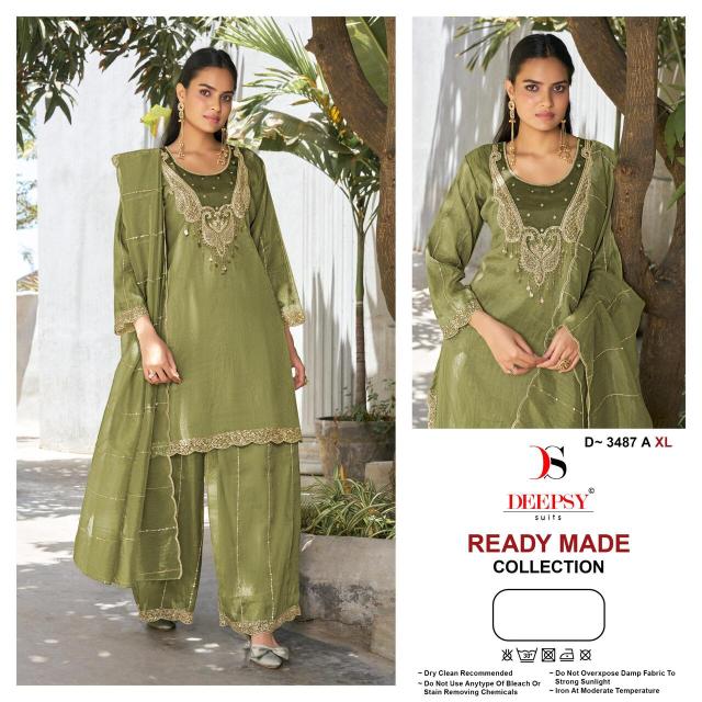 Deepsy suits D-3487 ready to wear collcetion designer salwar suits wholesalers kolkata
